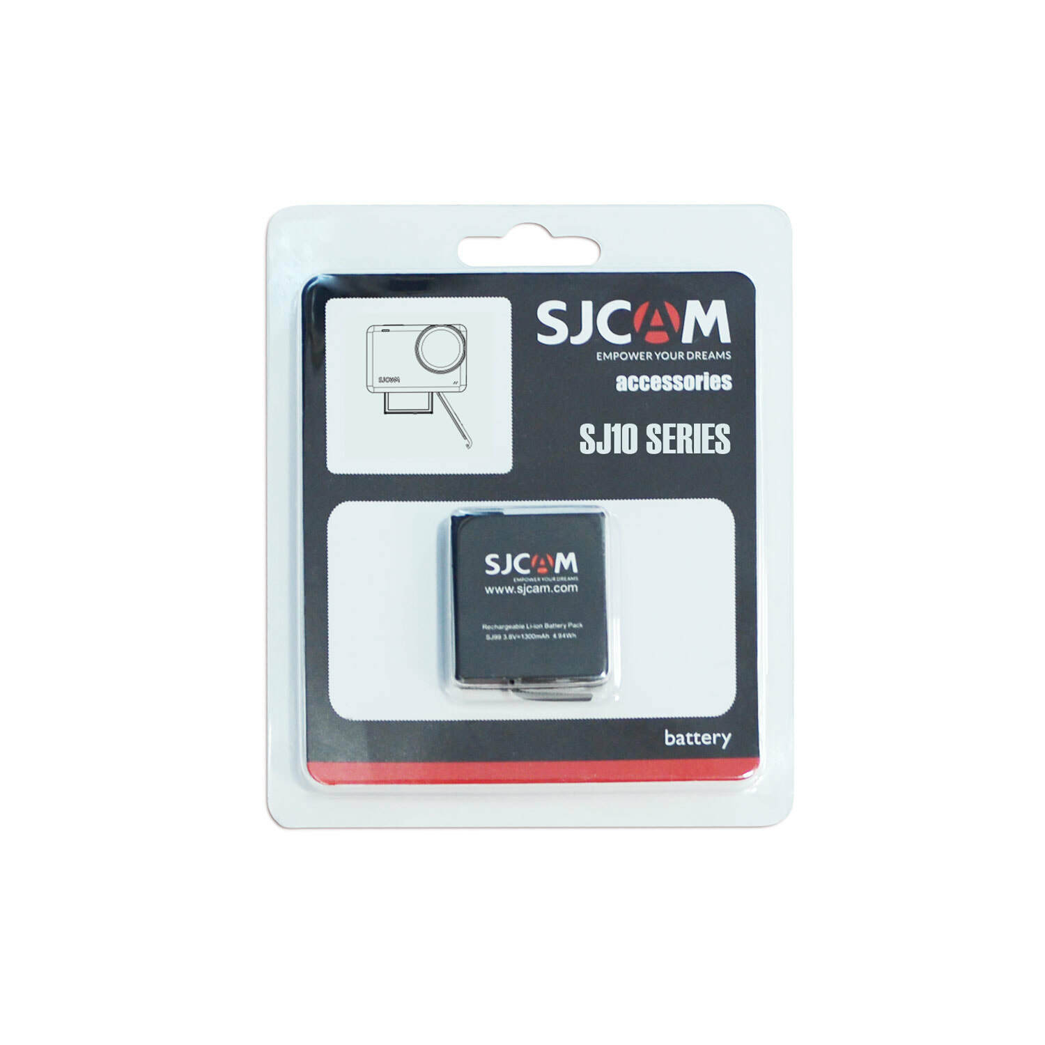 SJCAM SJ10 Series Battery